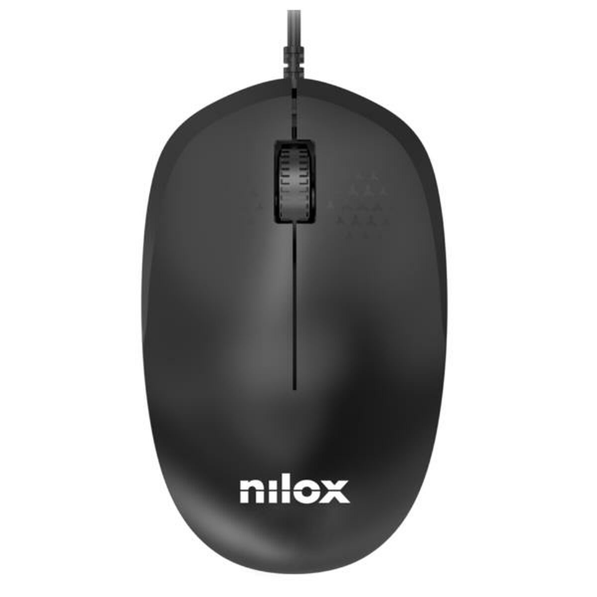 Rato Nilox MOUSB1012 Preto 1200 DPI